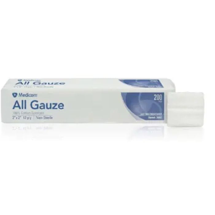 Medicom Gauze Sponges 12-ply