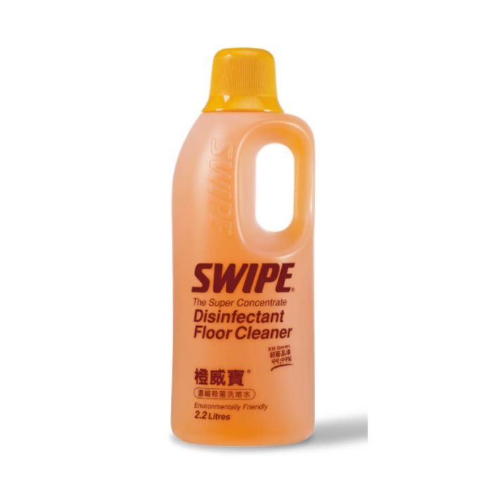 SWIPE POWER Orange Power Super Concentrated Disinfectant Floor Cleaner 2.2L (Large Volume Wholesale Pack)