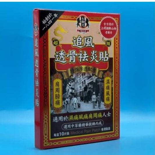 【祛風除濕強效】大獅兄追風透骨祛炎貼10片裝