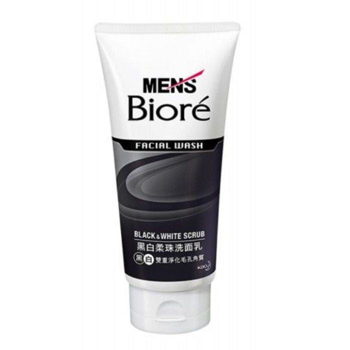 Biore 碧柔 男士 黑白柔珠(黑) 洗面乳 100g