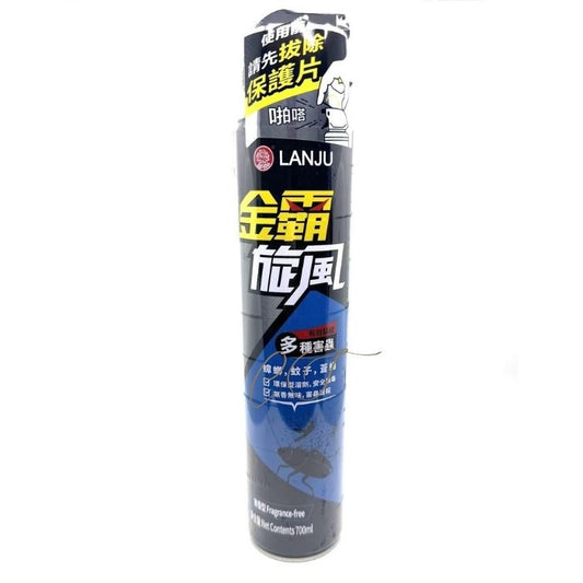 【無香推薦】欖菊金霸旋風殺蟲劑 (無香) 700ml - 辦公室/茶水間/診所備用