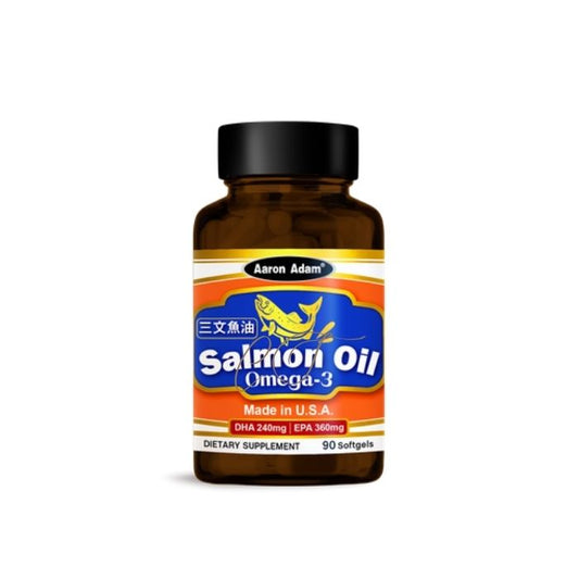【滋潤肌膚與護眼明目】Aaron Adam 三文魚油 Omega-3 (90粒) A87 - 藥行好用推薦