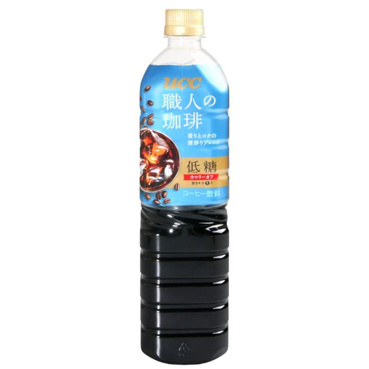 UCC 職人咖啡 低糖 甜度1 (藍色) 900ml x 12支 - 健康微甜 / 下午茶首選