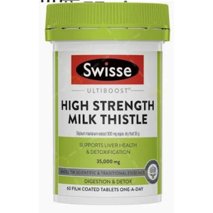 [Potent Liver Detox] Swisse High Strength Milk Thistle (35,000mg 60 Tablets)