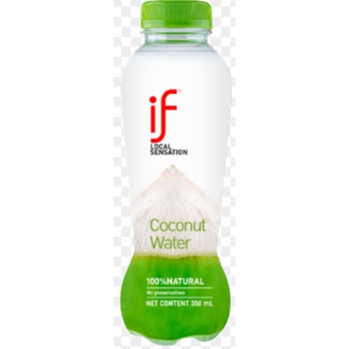 IF 100% 天然椰子水 350ml (24支原箱) - 補水聖品 / 辦公室下午茶必備