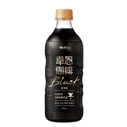 黑松 韋恩黑咖啡 (500ml x 24入) - 0 糖提神 / 高性價比原箱批發