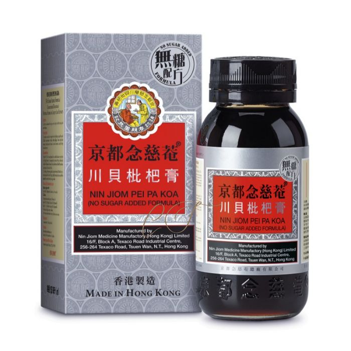 京都念慈菴 無糖配方 川貝枇杷膏 150ml - 潤肺護嗓 藥行正貨
