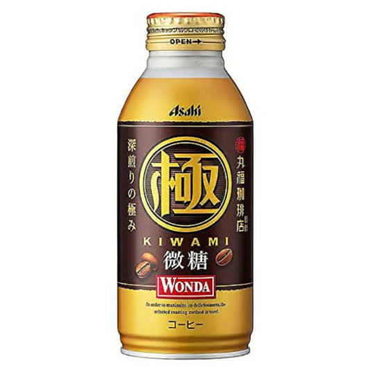Asahi Wonda 極 深度烘焙微糖咖啡 370g (24罐原箱) - 日本高階職人咖啡