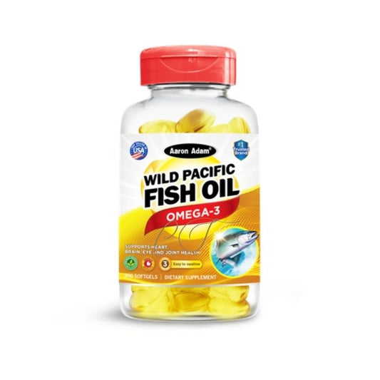 【關注三高及心血管健康】Aaron Adam 太平洋深海魚油 Omega-3 (300粒) A1 - 藥行正貨