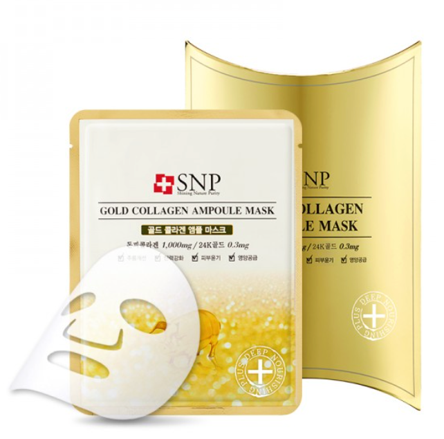 SNP Gold Collagen Facial Mask (10 sheets)