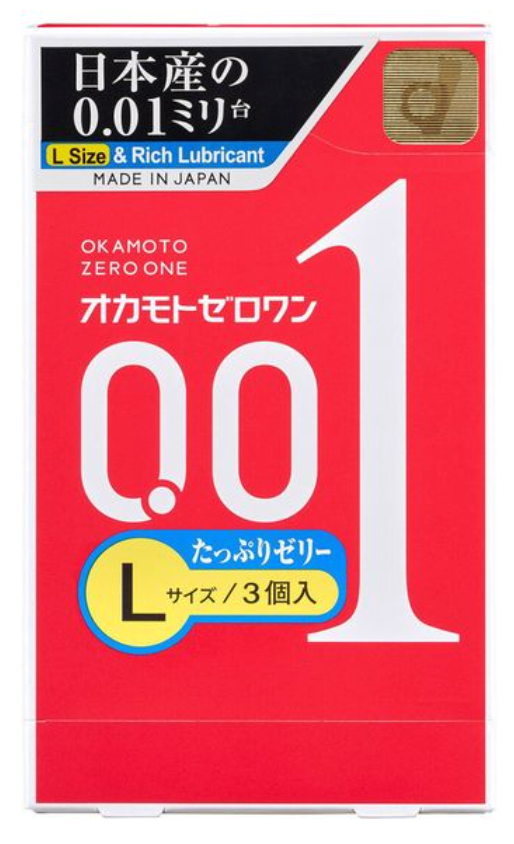 冈本0.01 增量润滑剂版(3片)