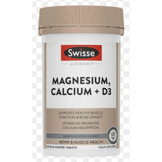 【強化骨骼肌肉】 Swisse 鈣鎂+維他命D3 (120粒)