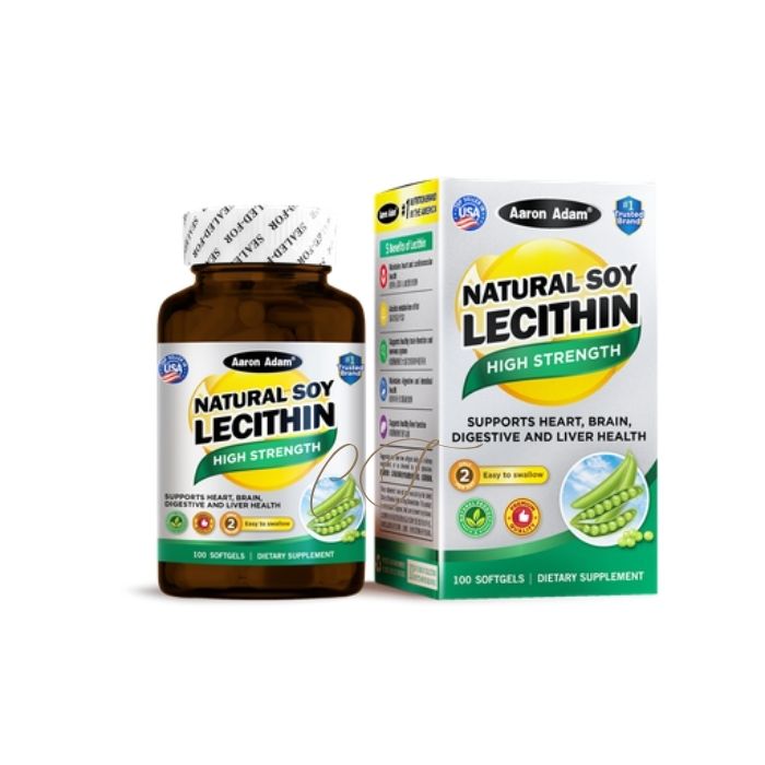 【Emulsify Vascular Waste and Protect the Liver】Aaron Adam Natural Soy Lecithin (100 capsules) A15 - Recommended by Pharmacies as Authentic