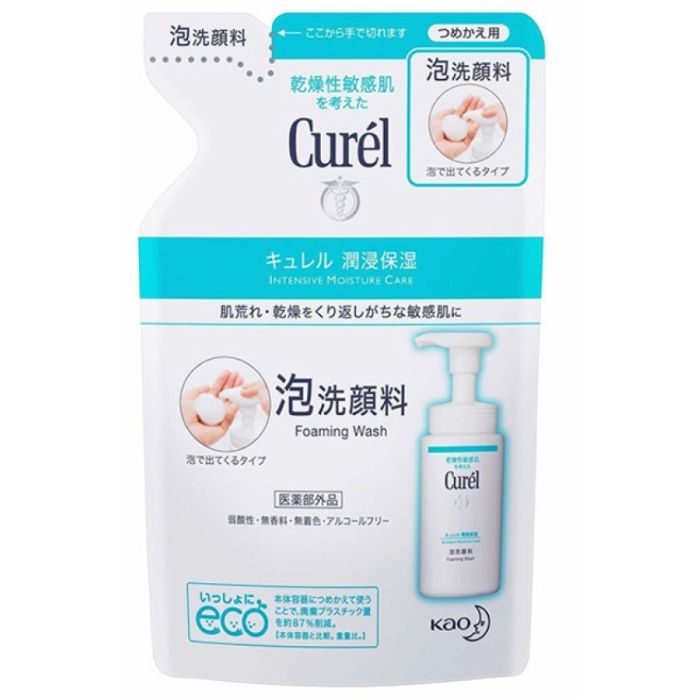 Curel 珂潤 保濕泡沫 洗面乳 替換裝 130ml