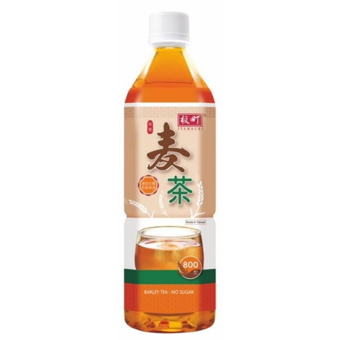 板町 ITAMACHI 麥茶 800ml (20支原箱) - 無咖啡因健康飲品 / 全員適用