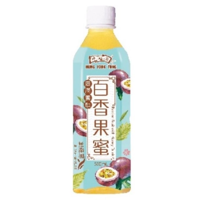 鴻福堂 百香果蜜 500ml (24支原箱) - 清甜提神 / 員工下午茶推薦