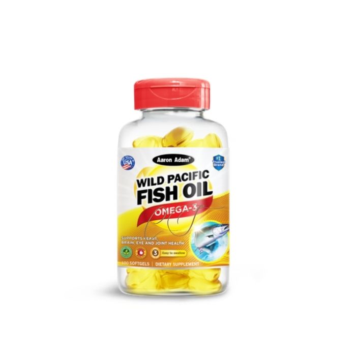 【提升腦力及舒緩眼部疲勞】Aaron Adam 太平洋深海魚油 Omega-3 (100粒) A2 - 學生上班族必選