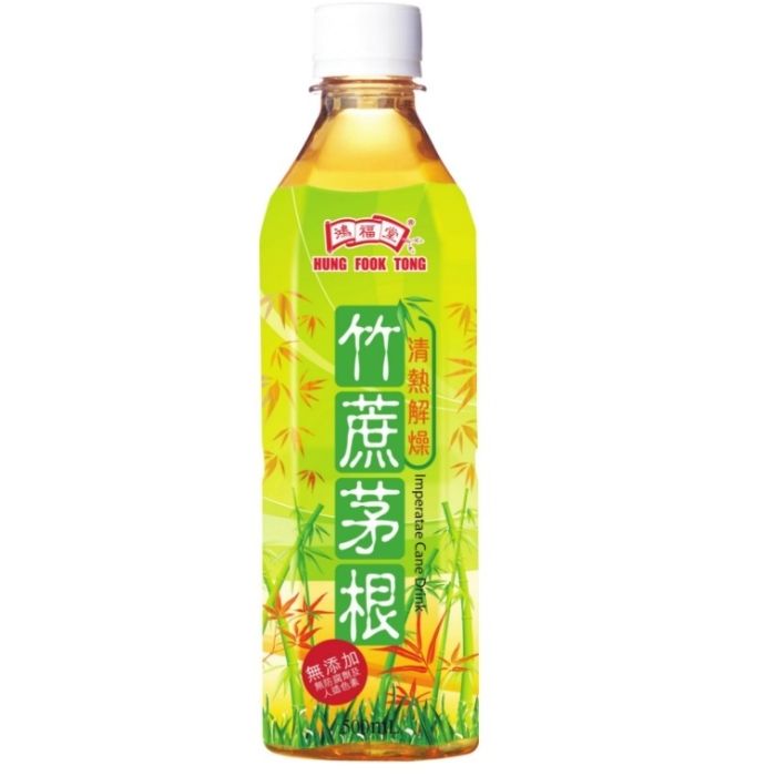 鴻福堂 竹蔗茅根 500ml (24支原箱) - 清熱利尿 / 香港夏季防暑必備