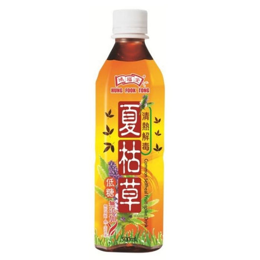鴻福堂 低糖夏枯草 500ml (24支原箱) - 清肝明目 / 上班族退火首選