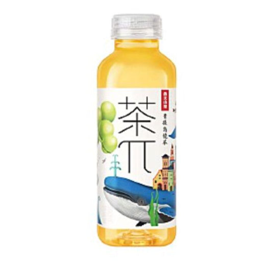 Tea π - Green Grape Oolong Tea Fruit Beverage (HK Version) 500mL (15 bottles per carton) - Premium Fruit Flavor, Business Hospitality, Staff Appreciation Recommendation