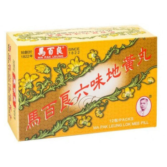 馬百良 六味地黃丸 12包裝 - 滋陰補腎 經典調理