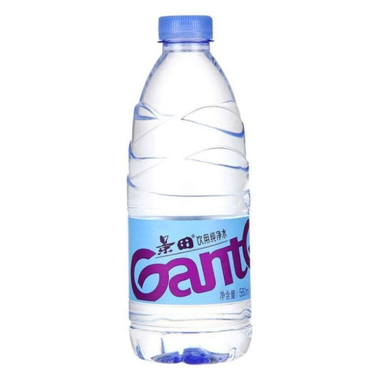 景田 Ganten 純淨水 560ml (24支原箱) - 經典藍瓶 / 全港辦公室通用標配