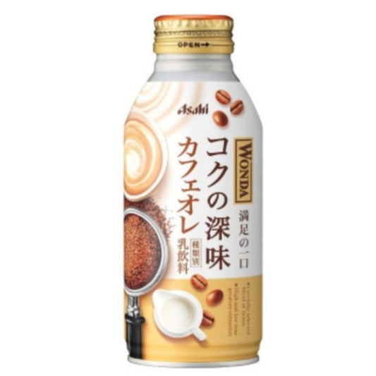 Asahi Wonda 極 特濃牛奶咖啡 (370g x 24罐) - 日本新裝 / 高階職人咖啡