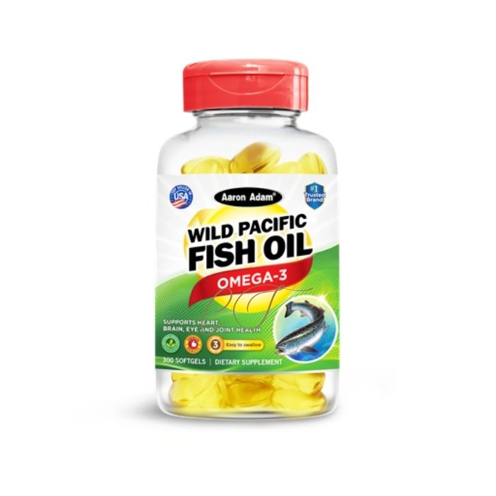 【守護關節靈活性及中老年保健】Aaron Adam 太平洋深海魚油 Omega-3 (300粒) A3 - 藥行街坊推薦