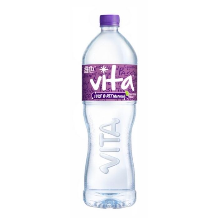 維他 Vita 純蒸餾水 1500ml (12支原箱) - 重量級共享裝 / 咖啡機/茶水間首選