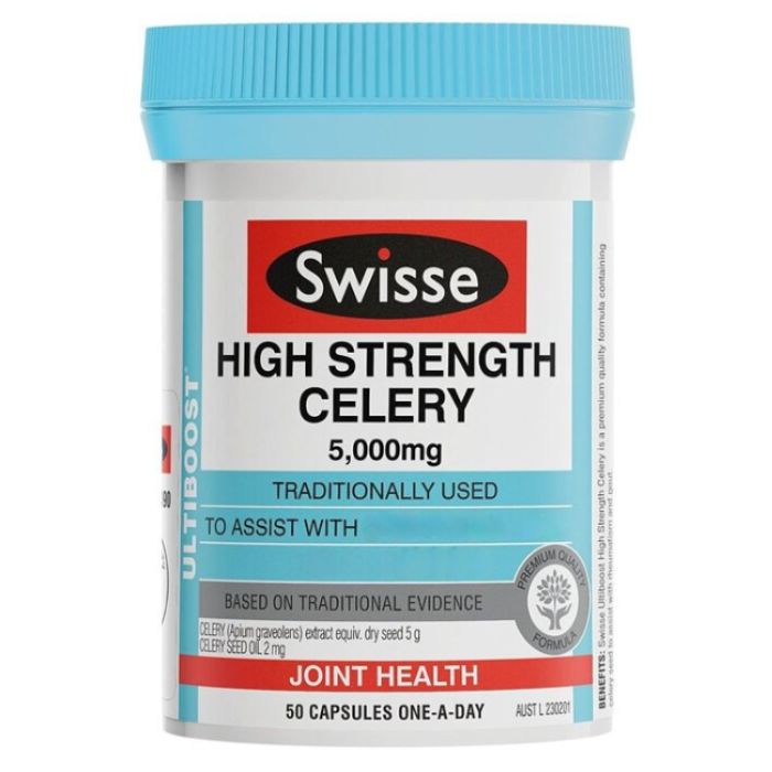 【舒緩關節不適】 Swisse 高濃度西芹籽精華 (5000mg 50粒)