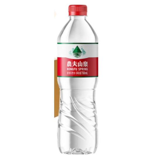 Nongfu Spring Natural Mineral Water (Hong Kong Edition) 750mL (Case of 24) - Ideal for sports & fitness, high-volume hydration, and excellent value for money.