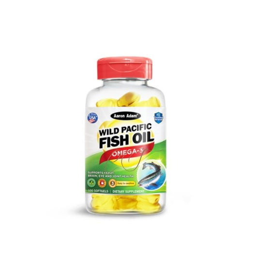 【基礎養生及維持正常代謝】Aaron Adam 太平洋深海魚油 Omega-3 (100粒) A5 - 性價比首選