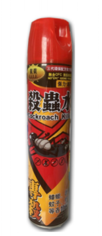 【萊萊】強力殺蟲水 600ml (高效紅瓶裝)