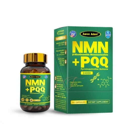 【逆齡再生及極致細胞修復】Aaron Adam NMN+PQQ 複合配方 (60粒) A76 - 藥行高端推薦