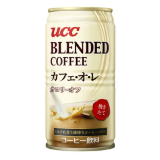 UCC BLENDED 法式牛奶咖啡 185g (30罐原箱) - 奶香順口 / 下午茶指定款