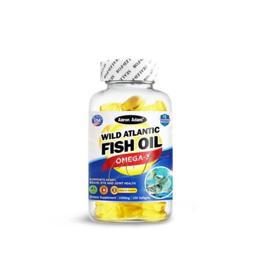 【強化大腦思考及神經健康】Aaron Adam 大西洋深海魚油 Omega-3 (100粒) A9 - 腦力補給站