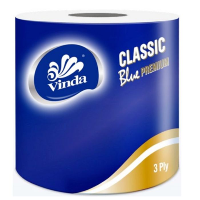 Vinda 3-Ply Toilet Paper (10 Rolls) - Affordable and High-Consumption Choice for Offices