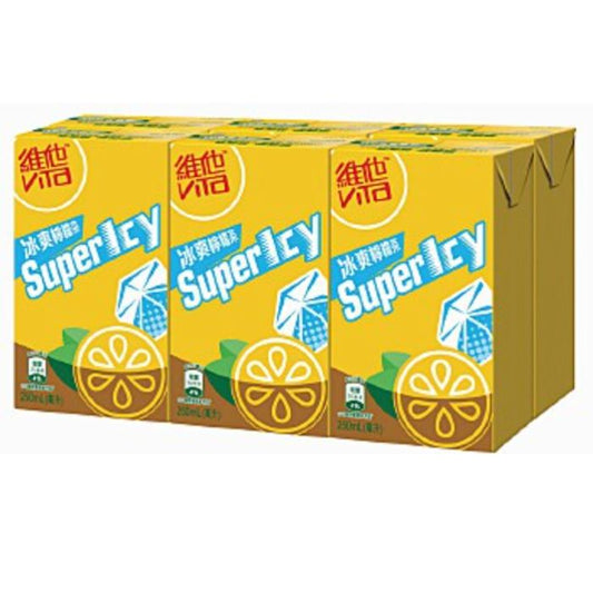 維他 SuperIcy 冰爽檸檬茶 (250ml x 24入) - 極速降溫 / 戶外工程首選
