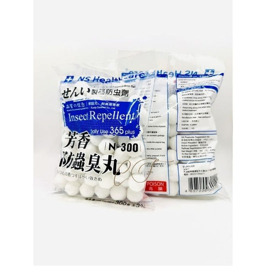 NS 防蟲臭丸 300g 大容量裝 (芳香驅蟲防霉 物管倉庫長期採購 原箱36包首選)