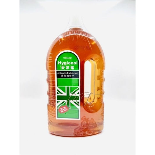 愛潔露 殺菌消毒藥水 1000ml 升裝 (英國旗經典配方 深度除菌 企業總務長期採購 首選)