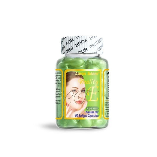【舒緩敏感紅腫及補水修復】Aaron Adam 綠色蘆薈精華素 (90粒) A58 - 藥行保濕推薦