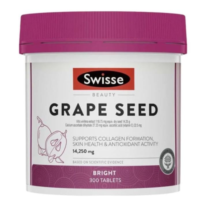 [High-Potency Antioxidant] Swisse Grape Seed Extract (14250mg 300 Capsules)