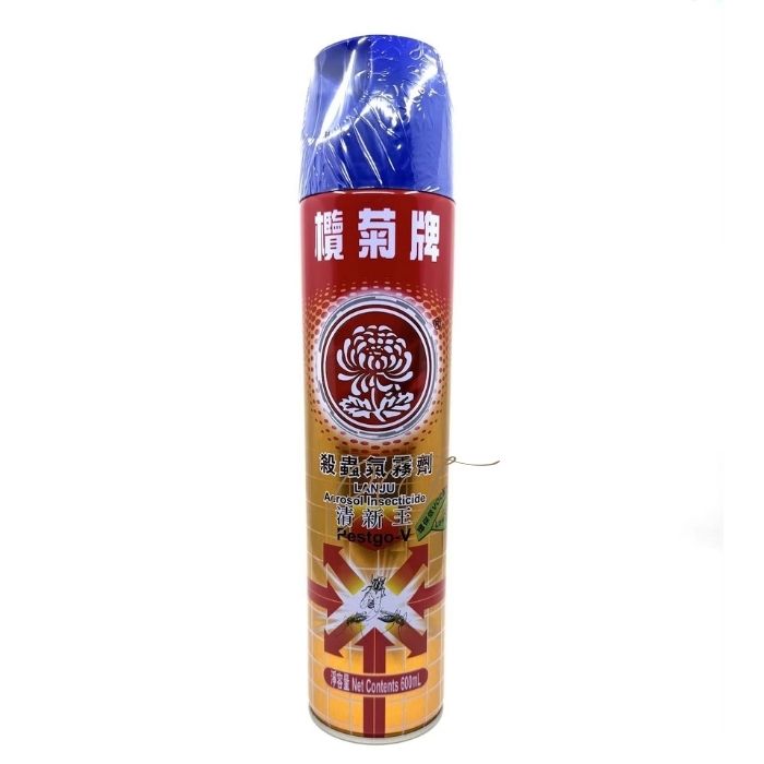 【清新去味】欖菊環保清新王殺蟲劑 (600ml) - 殺蟲不留異味/辦公室首選