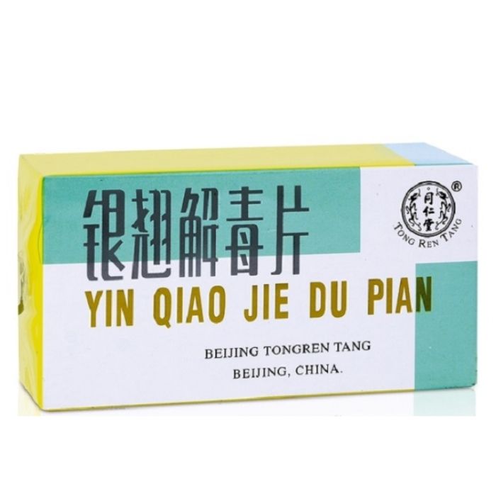 Tong Ren Tang Yin Qiao Jie Du Pian 8 tablets x 12 tubes - For early-stage colds, to dispel wind and relieve exterior symptoms