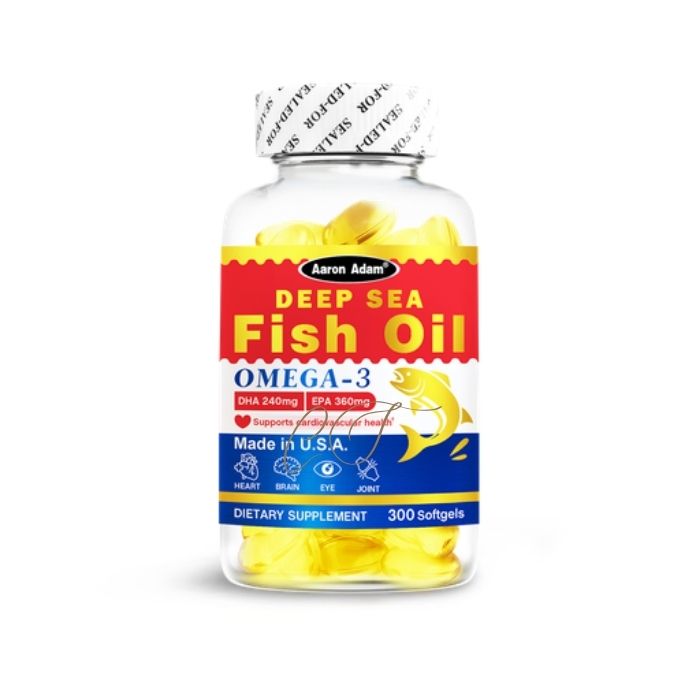 【關注心腦健康及血管彈性】Aaron Adam 深海魚油 Omega-3 (300粒) A83 - 藥行正貨推薦
