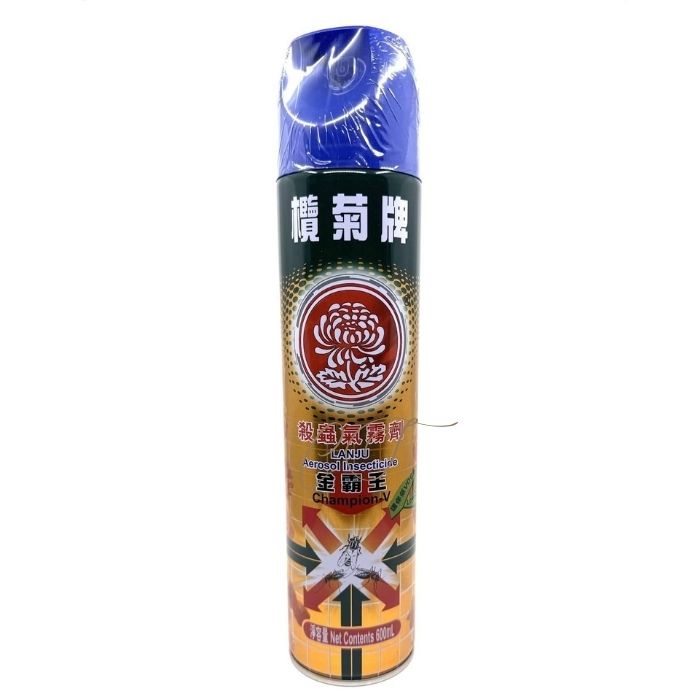 【金霸全效】欖菊環保金霸王殺蟲劑 (600ml) - 頂級配方/全方位環境防護