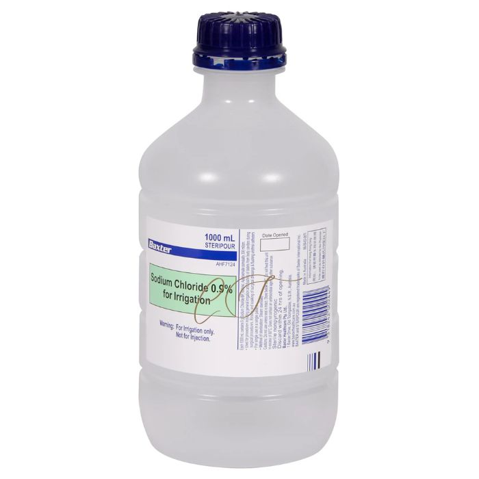 Baxter 生理鹽水 1L (0.9% Sodium Chloride) - 診所醫護級傷口沖洗