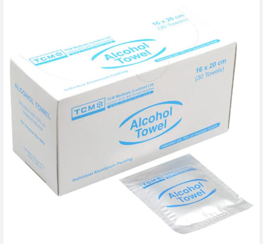 TCM alcohol disinfectant wipes (30 pieces individually packed)