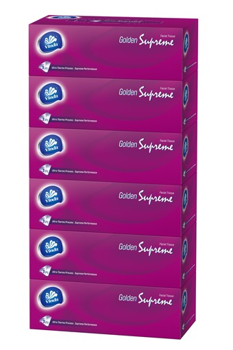 Vinda Golden Supreme Facial Tissue (6-pack)