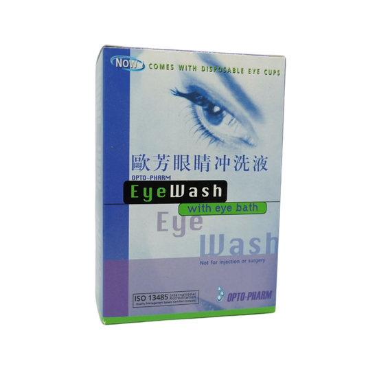Opto-Pharm Eye Wash Solution (with disposable eye wash cup)